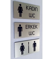 Metal Look Serisi WC Yönlendirme Seti