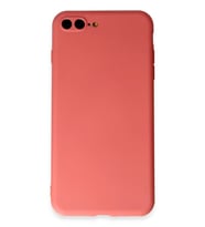 Newface Apple iPhone 7 Plus Kılıf First Silikon - Kiremit