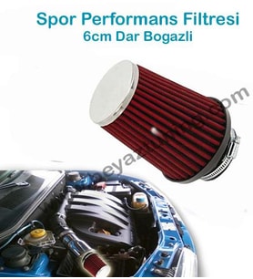 Performans Hava Fİltresi Spor Filtre Dar Boğazlı