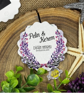 6cm Özel Baskılı Magnet Uv Baskılı - Çiçek 30