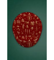 Yılbaşı Temalı Bilek Destekli Mouse Pad
