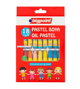 Bigpoint Oil Pastel Boya 18'li BP740-18