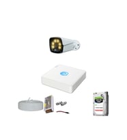 Provzen 1 Kameralı 5MP Lensli 1080P FullHD Gece Görüş Renkli Set