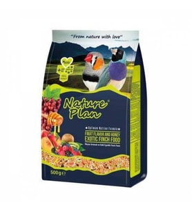 Nature Plan Meyve Aromalı Ballı Egzotik Finch Yemi 500 gr