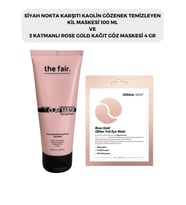  the fair. Gözenek Temizleyen Kil Maskesi 100 ml ve Dermal 3 Katmanlı Rose Gold Göz Maskesi 4 gr
