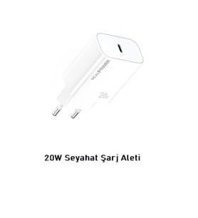 Realpower 20W Seyahat Şarj Aleti Type-C