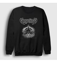 Presmono Unisex Siyah Colored Sands Metal Gorguts Sweatshirt 484370tt