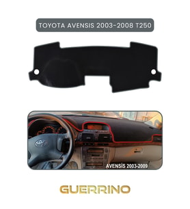TOYOTA Avensis (2003-2008) t250TORPİDO KORUMA HALISI GRİ KENAR