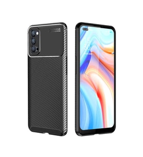 Lexroo Oppo Reno 4 Kılıf Negro Silikon Kılıf - Siyah