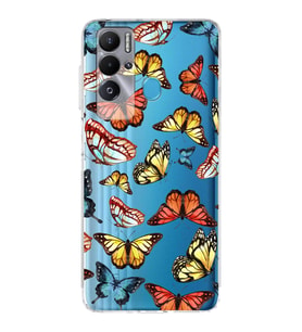 PrintiFy Tecno Pova Neo ile Uyumlu Water Color 2  Kamera Korumalı Şeffaf  Kılıf