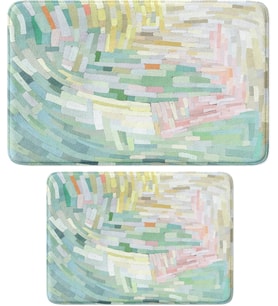 2'li Takım Banyo Paspası, Kaymaz Taban, Makinede Yıkanabilir (40x60_50x80)