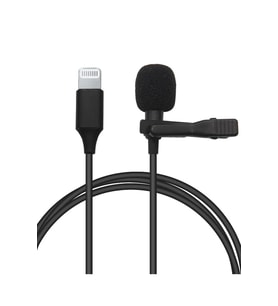 Uray store Lightning 2 Metre Double Mikrofon - Siyah