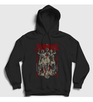 Presmono Unisex Siyah Nothingness Lorna Shore Kapüşonlu Sweatshirt 443987tt