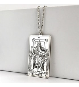 Kişiye Özel Tarot (The Emperor) İmparator Kolye