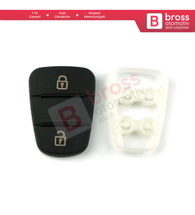 BDP1124 Hyundai Kia için Sustalı Anahtar Kumanda 2 Buton Ped Tuş Lastiği