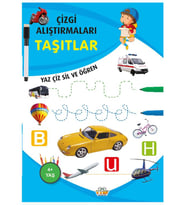 Çizgi Alıştırmaları Taşıtlar 0 6 Yaş Yayınları