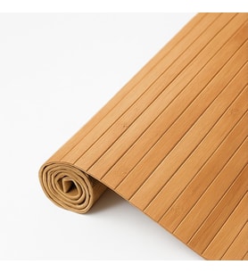 Amaçlı Doğal Bambu Mat – Suya Dayanıklı, Kaymaz, Katlanabilir ve Kullanışlı Yer Paspası (45x70 cm)