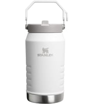 Stanley Iceflow Flip Straw Tumbler Pipetli Termos Matara, Beyaz (Frost), 1.9 Litre