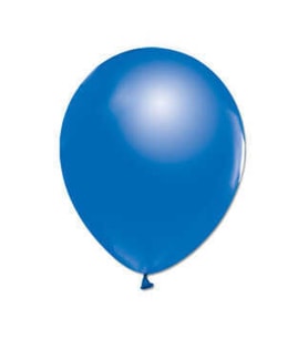 Balon Düz 5 inç Lacivert 100'lü-