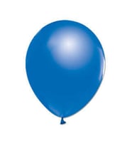 Balon Düz 5 inç Lacivert 100'lü-
