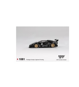 Mini GT 1091 Lamborghini Countach LB-WORKS Black 1/64 Model Araba (Siyah)