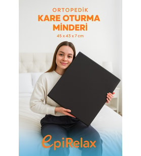 Yumuşak Konforlu Kaymaz Tabanlı Yıkanabilir Kare Oturma Minderi