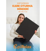 Yumuşak Konforlu Kaymaz Tabanlı Yıkanabilir Kare Oturma Minderi