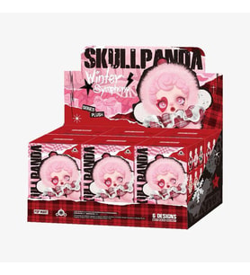 6 ADET skullpanda labubu sürpriz kutu rasgele renk 6lı set gotik kız bebek skull panda (Çok Renkli)