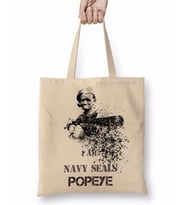 Popeye Fuzileiro Naval Bez Çanta Uzun Saplı