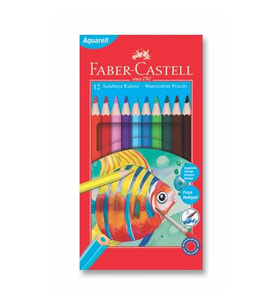 FABER CASTELL REDLINE AQUARELL KURU BOYA 12 RENK