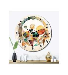 bilge Tasarım retro Duvar Saati 40 x 40 CM (Karışık)