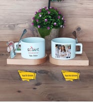 Eczane Teknikeri Kupa Bardak Ahşap Altlıklı Kısa Fotoğraflı Tıp Bayramı Hediyesi