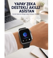 Modern Tasarımlı Akıllı Saat Uzun Pil Süresi Ve Net Ekran Yeni Nesil
