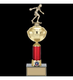 ODAK KUPA - Figürlü Kupalar - Bowling Kadın Figürlü Kupalar FG-053 C - 40 cm