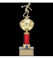 ODAK KUPA - Figürlü Kupalar - Bowling Kadın Figürlü Kupalar FG-053 C - 40 cm