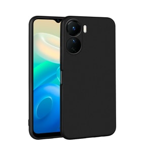 Lexroo Vivo Y16 Kılıf Premier Silikon Kılıf - Siyah