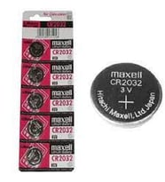 Maxell Cr 2032 3v Lityum Para Pili Saat Seker Ölçüm Cihazı Baskül Tartı Terazi Pili Bios Pili Anakart Pili 5 Adet