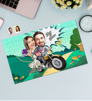Kişiye Özel 240 Parça Çift Temalı Karikatürlü Puzzle