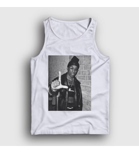 Presmono Unisex Beyaz Harlem Rapper Hiphop Big L Atlet 553890tt (Beyaz)