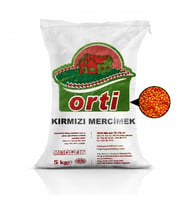 Orti Kırmızı Mercimek 5 Kg.
