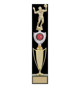 ODAK KUPA - Figürlü Kupalar - Voleybol Erkek Figürlü Kupalar FG-042 A - 48 cm