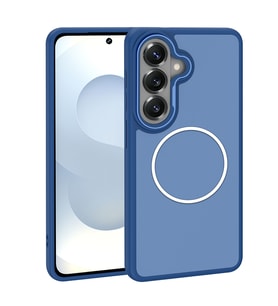 Galaxy S26 Plus Kılıf M-Safe Şarj Özellikli Metal Kamera Çerçeveli Sanremo Silikon Kılıf