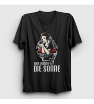 Presmono Unisex Siyah Kommt Die Sonne Rammstein T-Shirt 437358tt