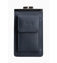 Damy Hakiki Deri Unisex Kartlıklı Sigaralık 701 - Lacivert