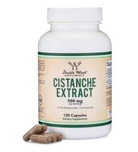 Double Wood Cistanche Tubulosa Extract 500mg Per Serving (120 Capsules).Abd Menşei.