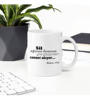 Gülüşünden Cennet Akıyor Kupa (Beyaz)
