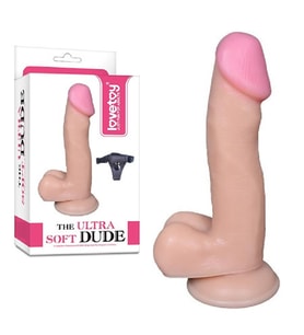 Pretty Love Belden Bağlamalı Realistik Protez Penis Strapon Dildo 17 CM