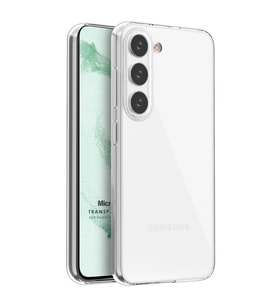 Microsonic Samsung Galaxy S23 Kılıf Transparent Soft Şeffaf (Beyaz)