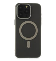 Durukar® iPhone 15 Pro Kılıf Lodos Magneticsafe Mat Kapak - Titan Gri