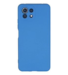 Mİ 11 Lite Kılıf Nano içi Kadife Silikon - Mavi